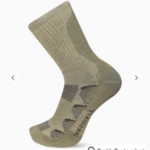 Merrel Moab Hiker Crew Tab Socks in Oatmeal S/M Small Medium Fits Womens 5 - 9.5